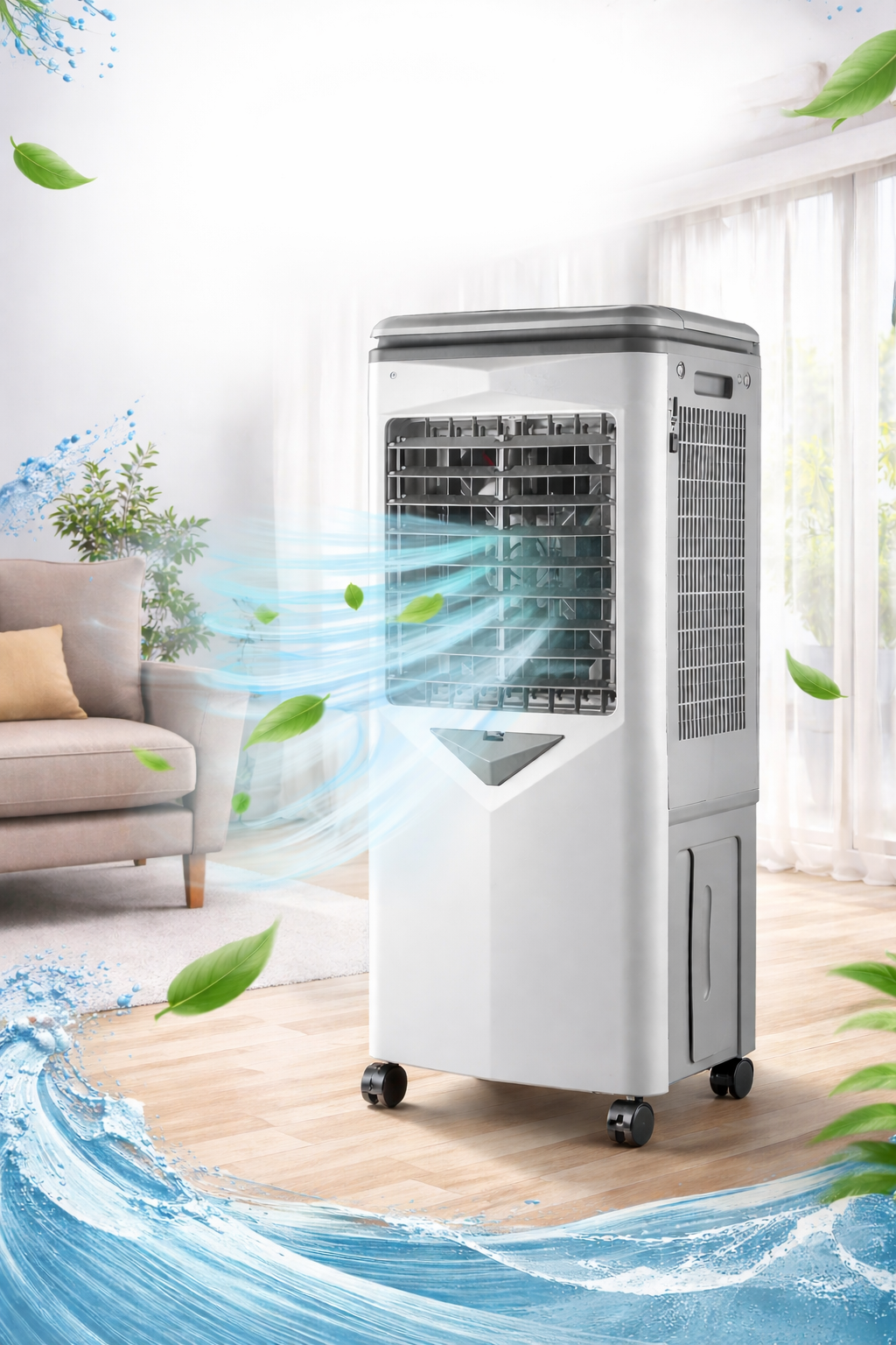Air Cooler Rechargeable SMART – Fraîcheur même sans courant ❄️